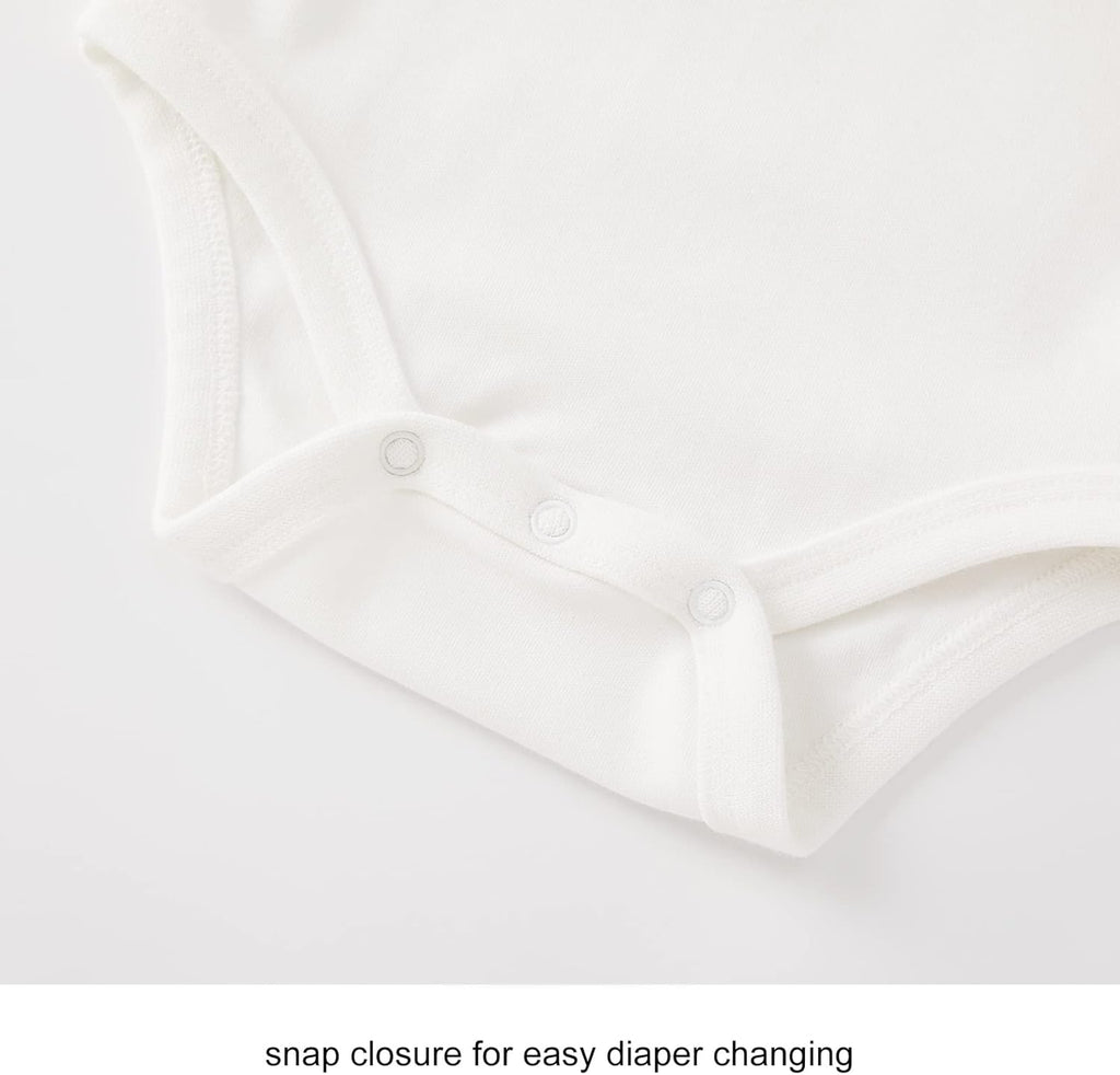 pureborn Baby Boys Girls Bodysuit Super Soft Cotton Romper 0-24 Months