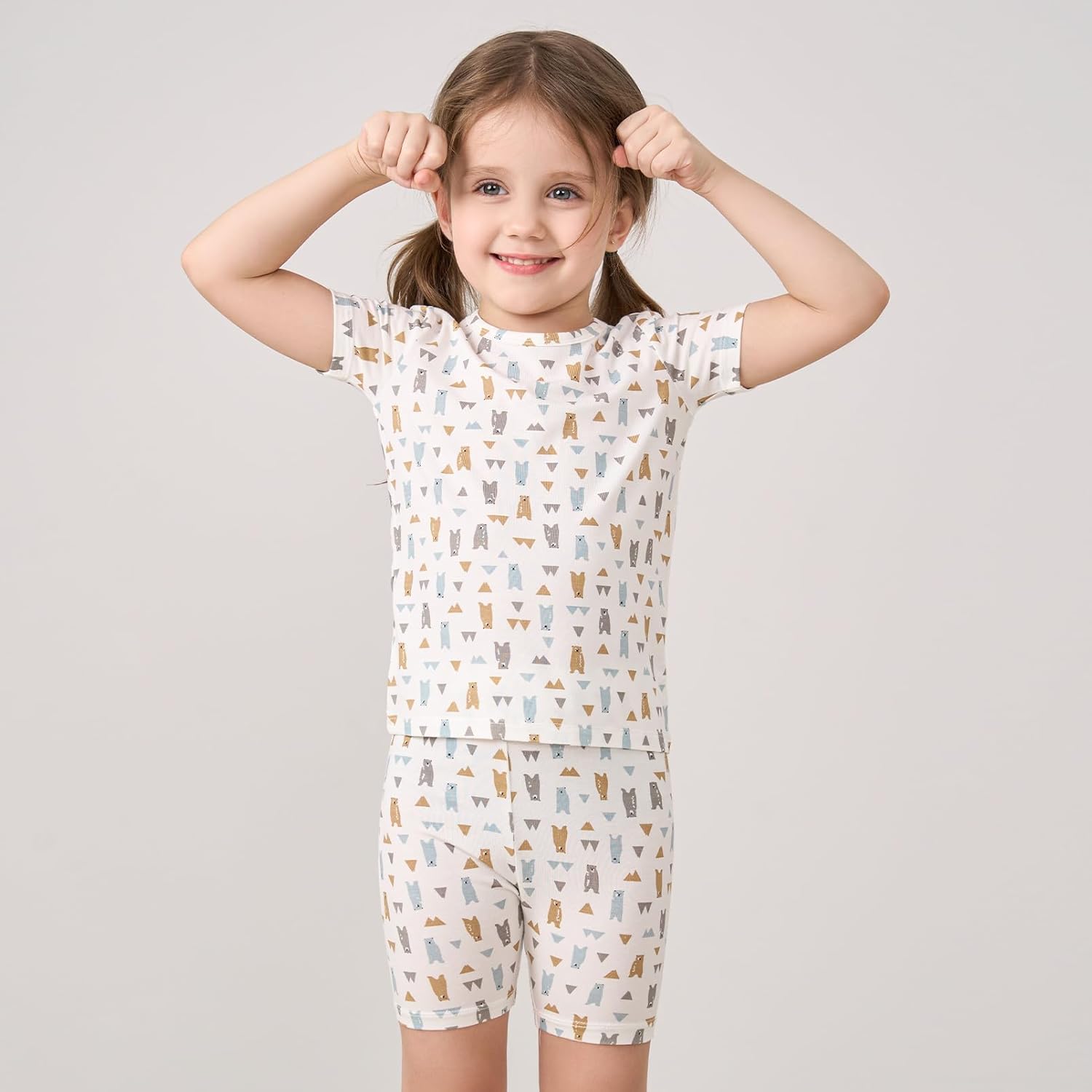 pureborn Baby Toddler Kids Viscose from Bamboo Pajamas Set Pjs 2pcs 18M-8Y