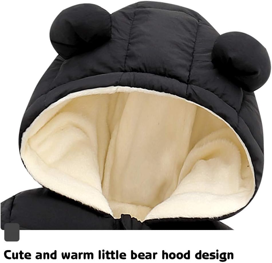 Cute Baby Boys Snowsuit New Born baby girls Winter Coat Toddler Clothes