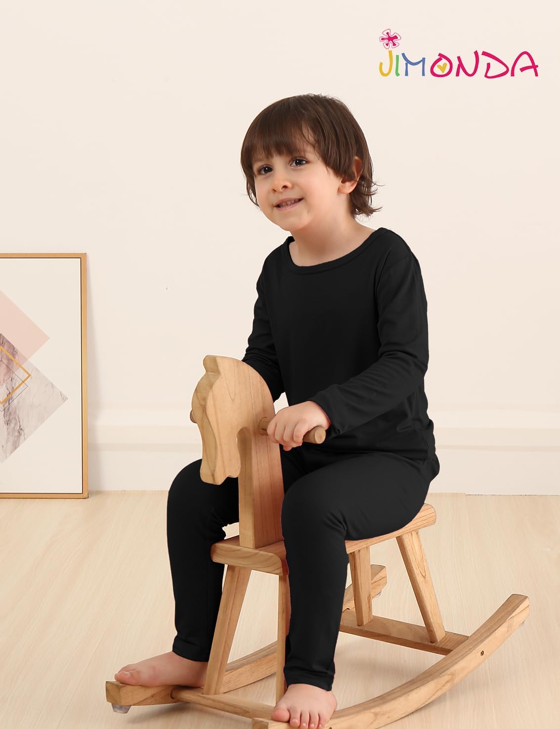 Jimonda Baby Boys Girls Pajama Sets Toddler Sleepwear Cool Jammies 2pcs Viscose from Bamboo PJs 18M-8Y