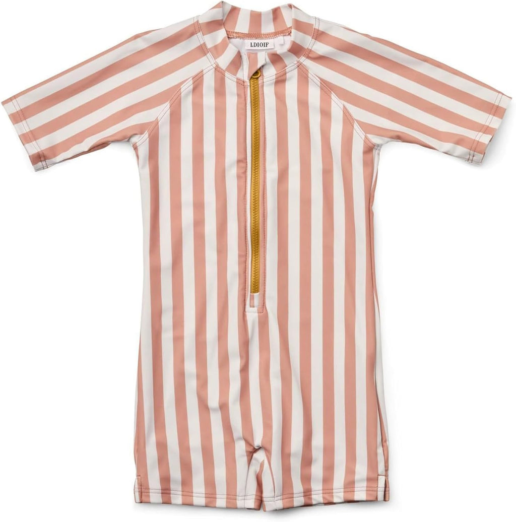 Boys One Piece Swimsuit Whale Dolphin Bathing Suit Zipper Rash Guard Kid Short Sleeve Swimwear Shark Beach Wear UPF50+