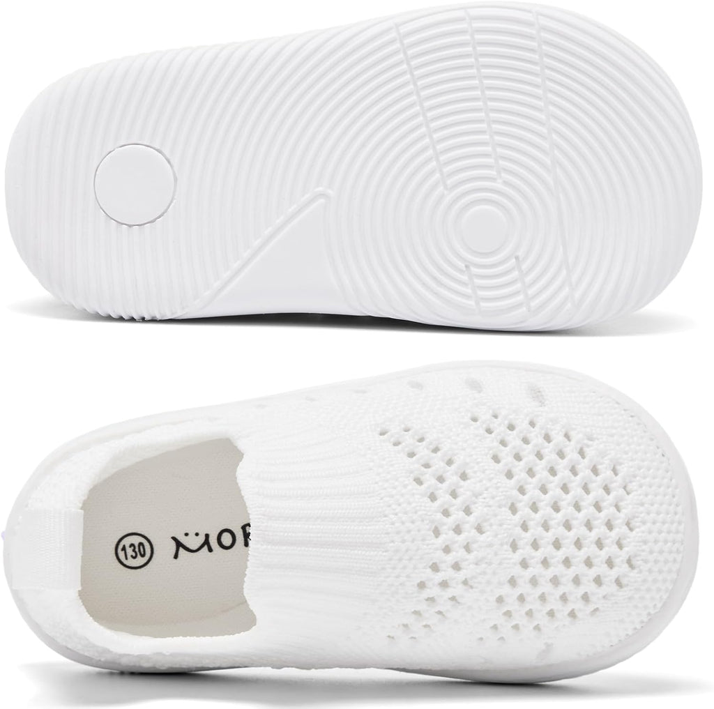 MORENDL Baby Toddler Walking Socks Non-Slip Breathable Unisex Casual Sneakers