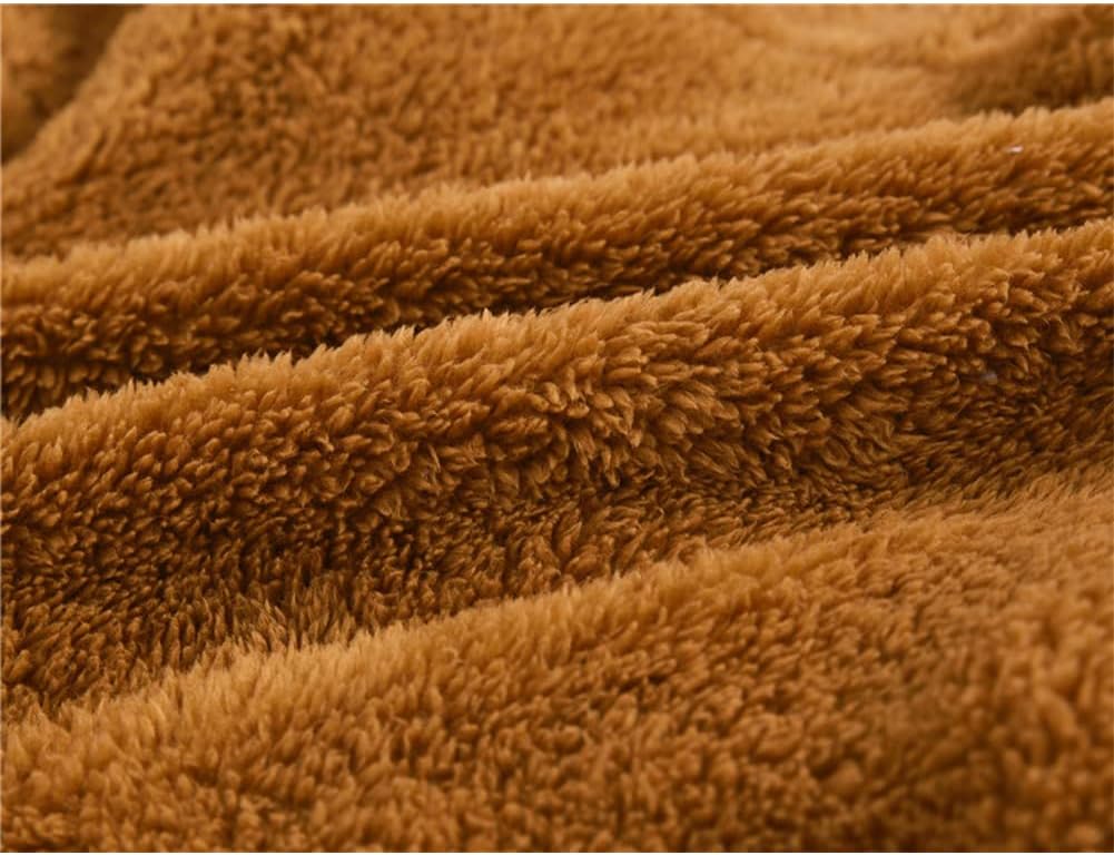 AIWUHE Toddler Boys Girls Hooded Jacket Fleece Hoodie Winter Warm Solid Color Teddy Coat Zip-up Bear Ear Sweater Fall Clothes