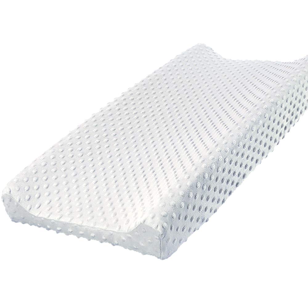 Owlowla Changing Pad Cover, Soft Minky Dots Changing Table Sheets for Baby Boy and Girl(White)