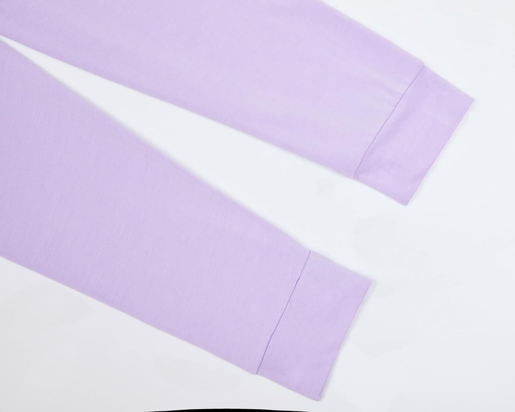 BABY 2T-10Y Toddler Kids Girls Boys Soft Comfy Viscose 2pcs Set Long Sleeve Plain Shirts and Pants Sets