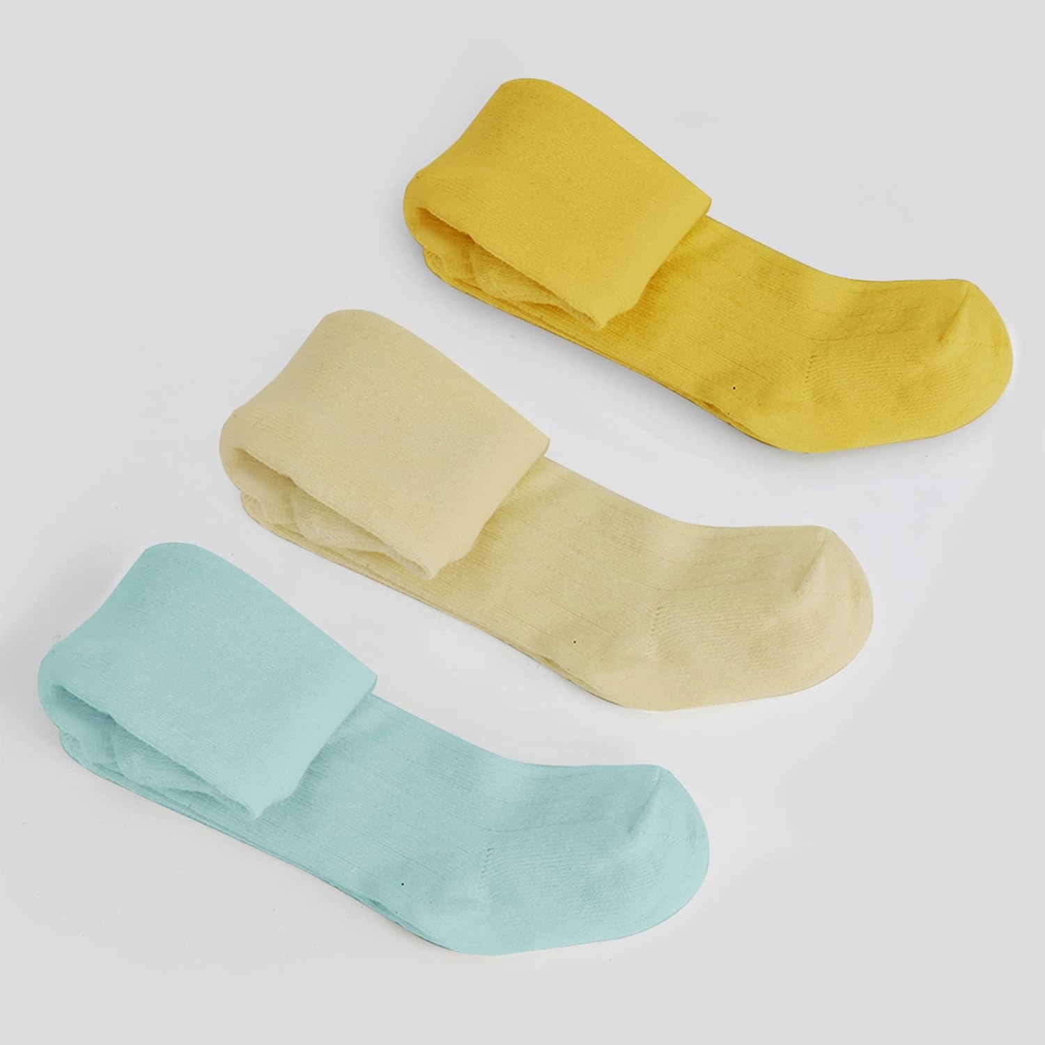 bistyle Baby Girls Tights Thick Leggings Soft | Warm Organic Cotton Stockings Pantyhose | Newborn Infant Toddler 3 Pack