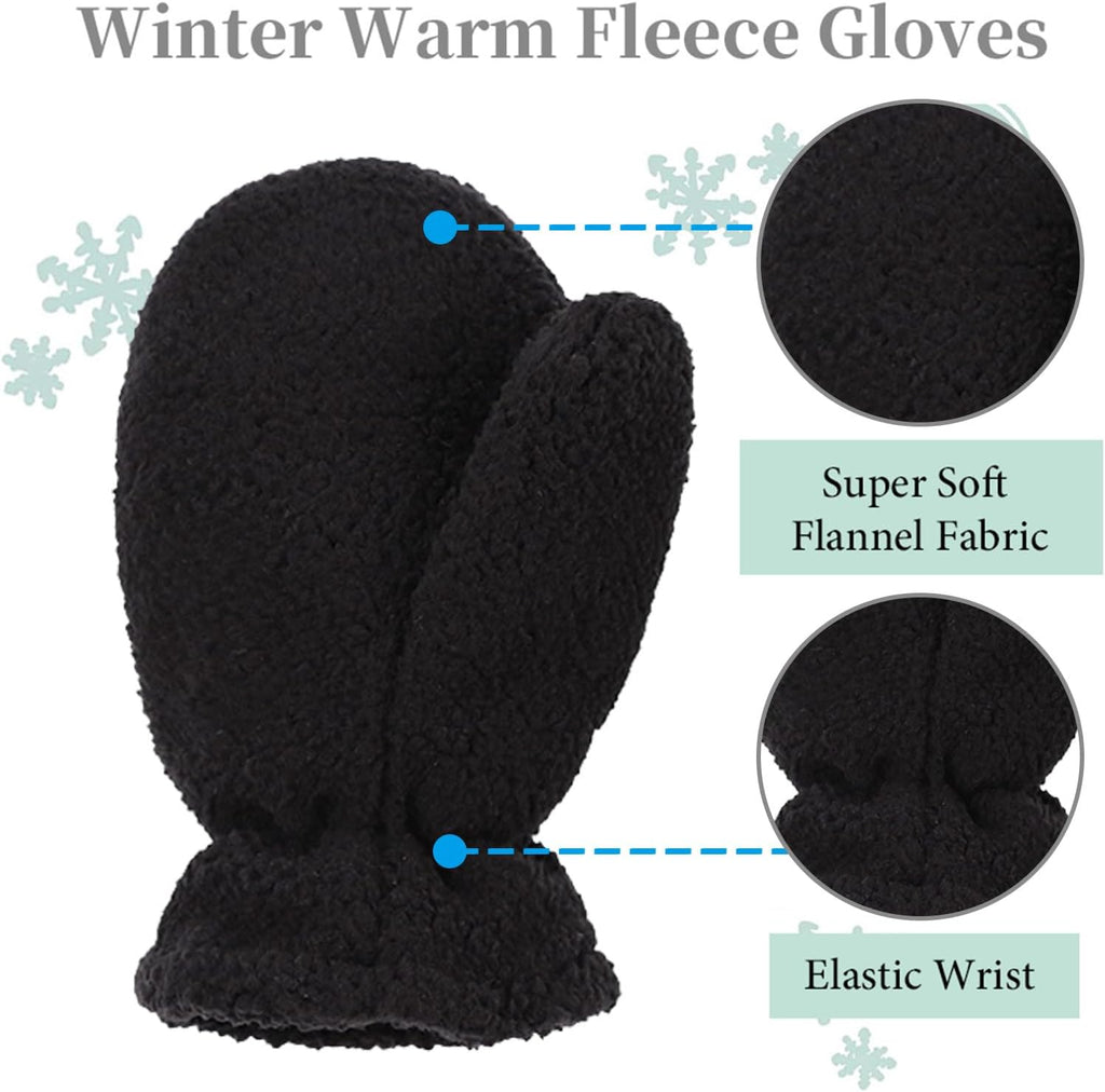 Zsedrut Baby Boys Winter Glove Warm Toddler Infant Girls Mittens Fleece Lined Gloves 1-7 Years