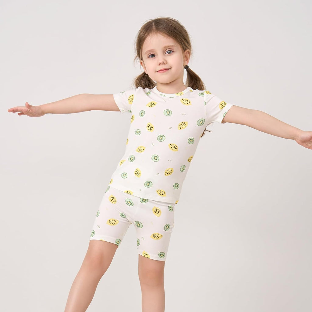 pureborn Baby Toddler Kids Viscose from Bamboo Pajamas Set Pjs 2pcs 18M-8Y