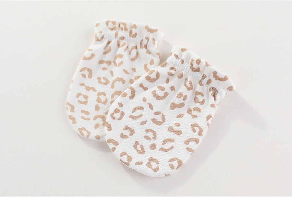 5 Pairs Baby Not Scratch Mittens 0-6 Months New Born Boy Girl Gloves Cute Infant Accessories