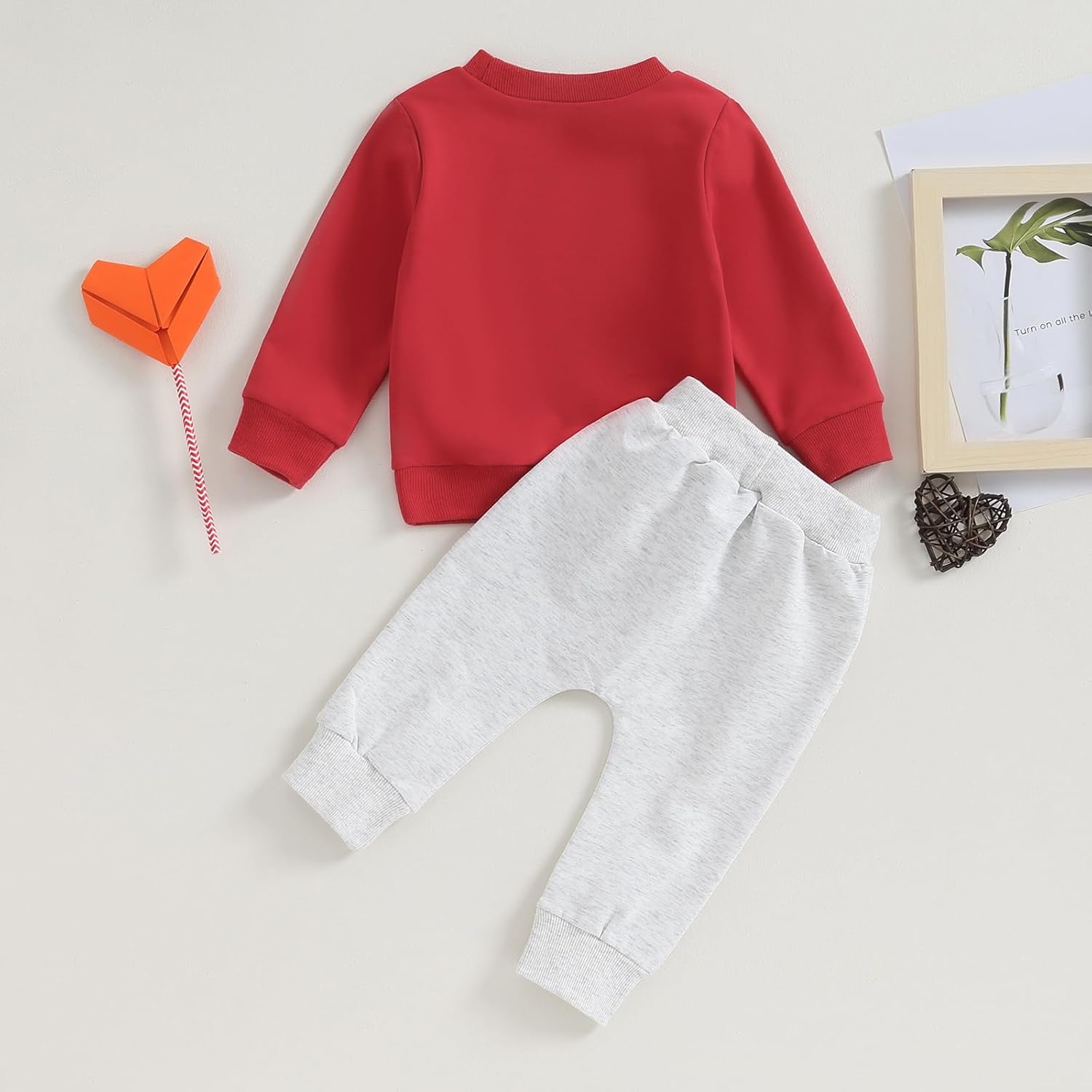 Kupretty Toddler Baby Boy Fall Winter Clothes Color Block Long Sleeve Sweatshirt Pullover Tops + Joggers Pants Outfit Set