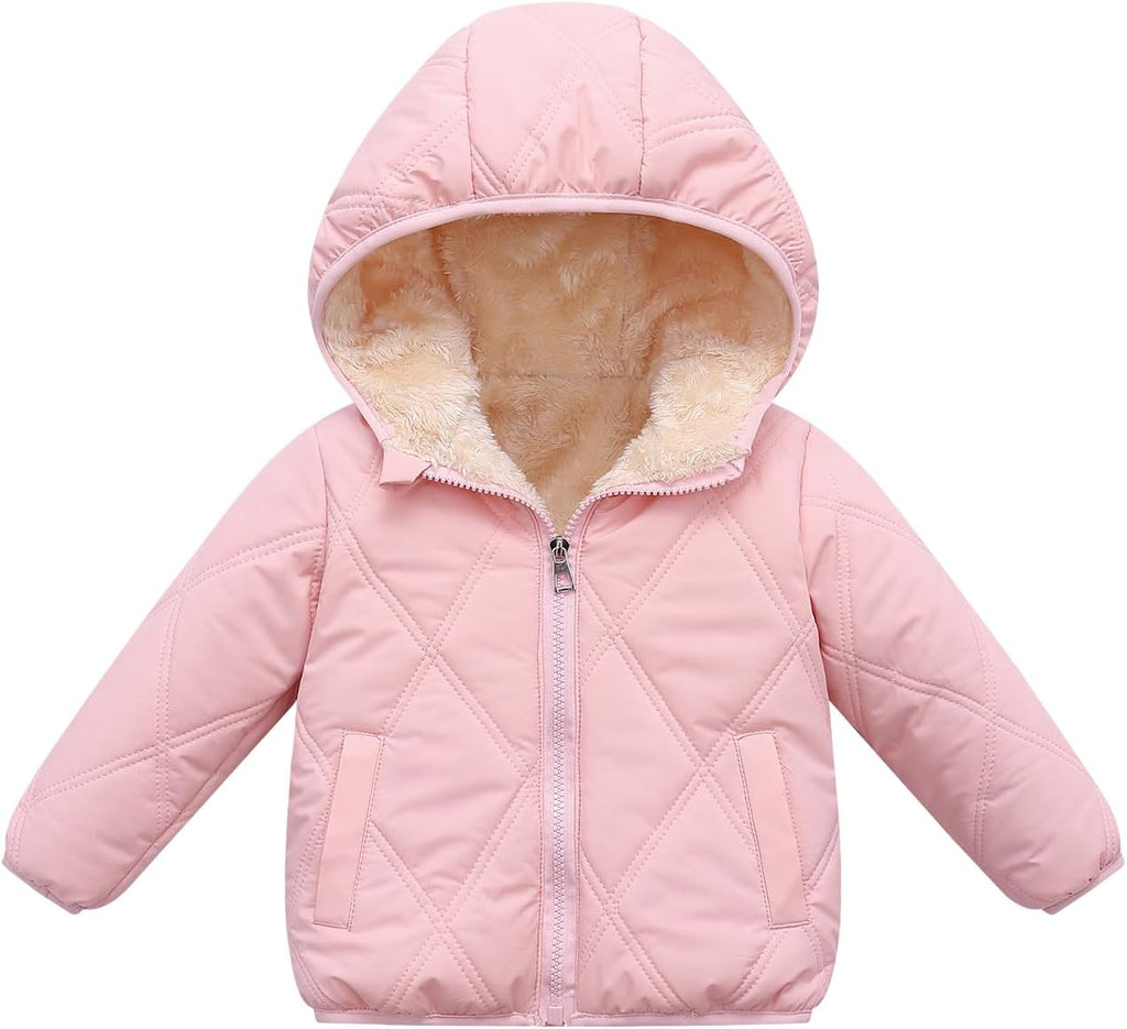 Baby girls winter coats toddler outerwear snow jackets infant boys warm clothes