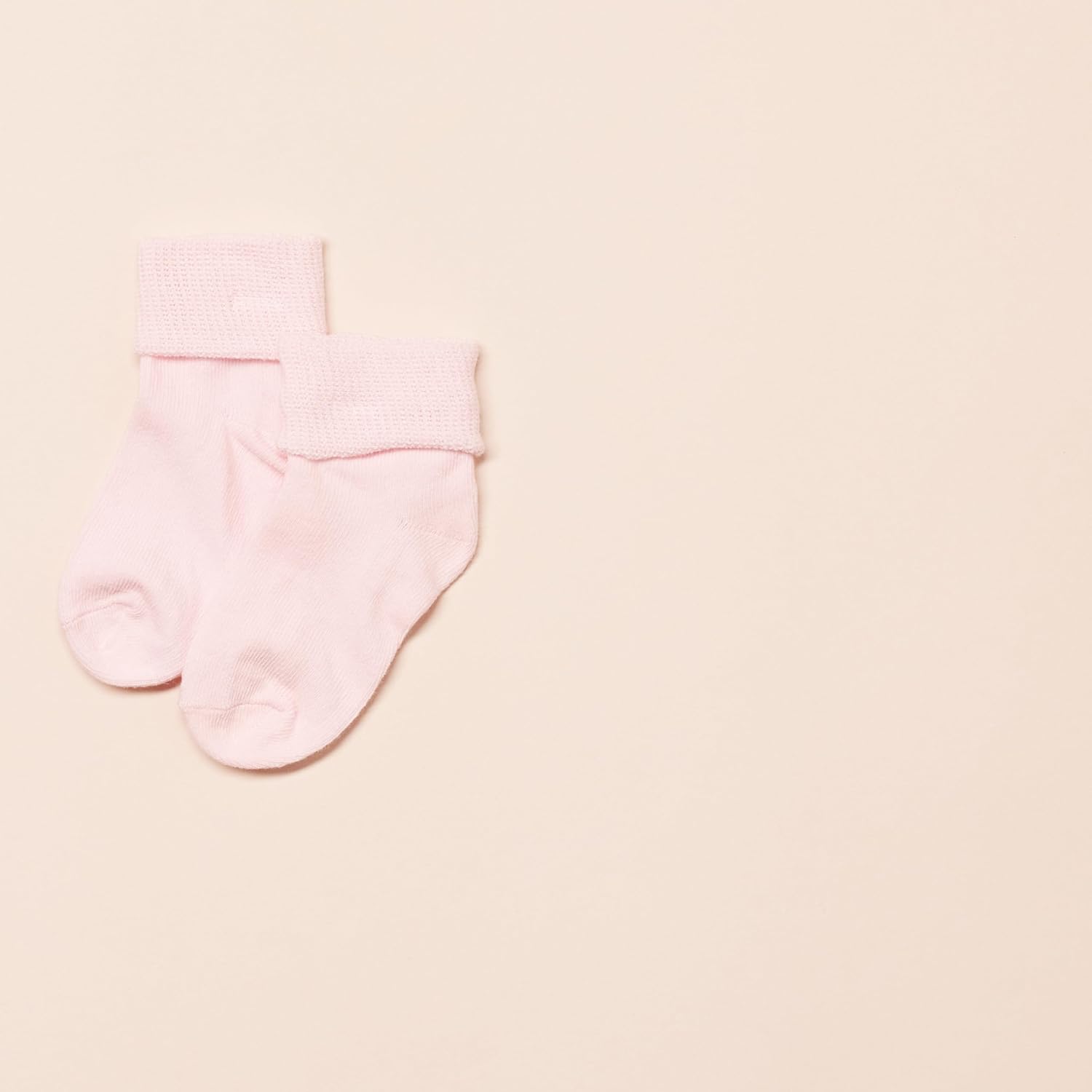 Amazon Essentials Baby Socks, Unisex, Turn Cuff, 6 Pairs