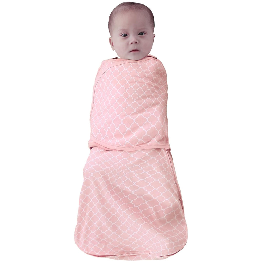 Baby Sleepsack Swaddle 3-Way Adjustable Wearable Blanket Boy and Girl,100% Cotton,6-12 Months