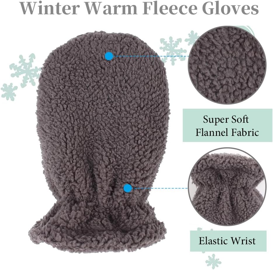Zsedrut Baby Boys Winter Glove Warm Toddler Infant Girls Mittens Fleece Lined Gloves 1-7 Years