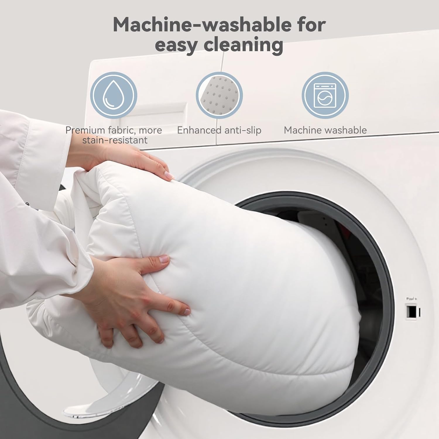 Oversized Baby Play Gym with Extra Thick Baby Play Mat – Cloud-Shaped Design, 5 Detachable Toys & Moon Pillow, Soft & Cushioned for Newborns, Promotes Sensory & Motor Development, Baby Essentials Gift