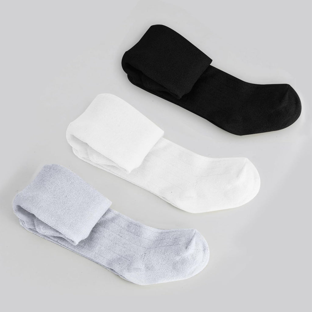 bistyle Baby Girls Tights Thick Leggings Soft | Warm Organic Cotton Stockings Pantyhose | Newborn Infant Toddler 3 Pack