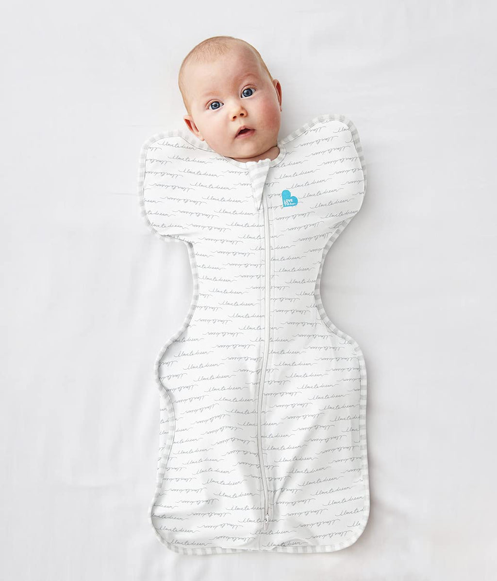 Love To Dream Swaddle UP Self-Soothing Sleep Sack 8-13 lbs., Dramatically Better Sleep, Snug Fit Calms Startle Reflex, 1.0 TOG, Dreamer, Small