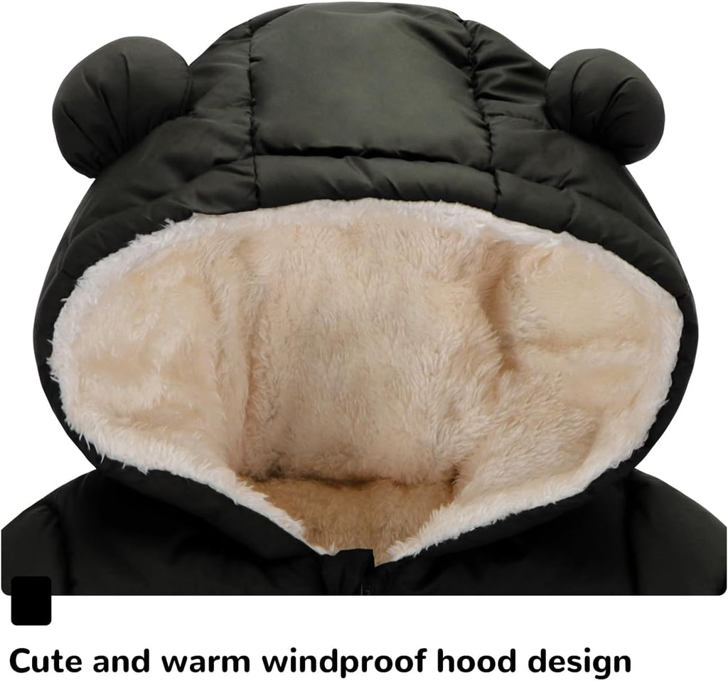 Newborn Baby Girls Fleece Outerwear Jacket Toddler Winter Coat Infant Clothes