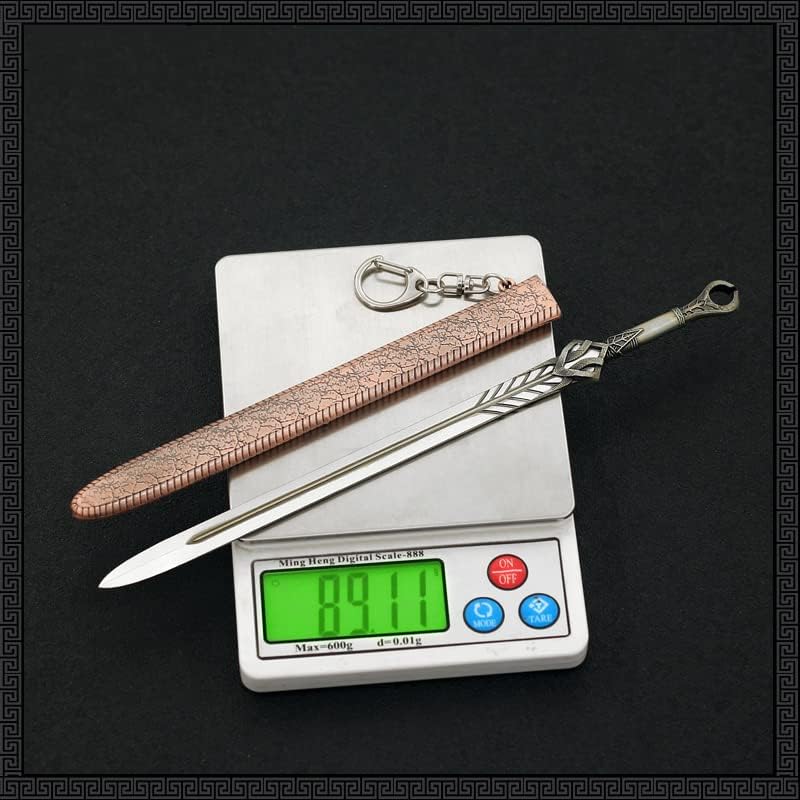 God of War Ragnarök Kratos Action Figures Game Toys Collection Keychain Desk Decoration Backpack Pendant Gift (Freyr's Ingrid Sword)