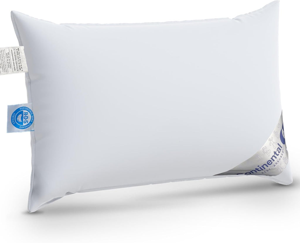 Continental Bedding Child-Micro, 13x18 Firm Pillow, White