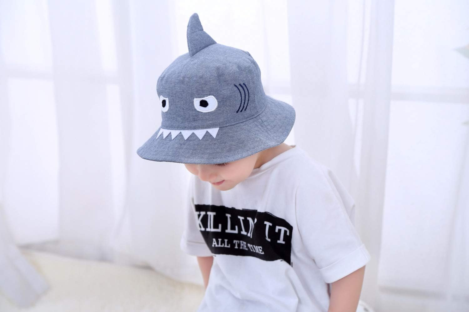 Kids Toddler Baby Boy Sun Hat Summer Bucket Hats with UPF 50+ UV Sun Protective