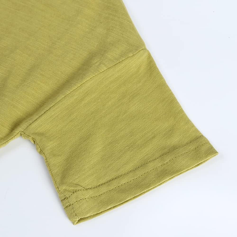 Baby Boys Girls Cotton T-Shirts 3Pack Solid Color Short Sleeve Tee Summer Crewneck Tops for Toddler Kids