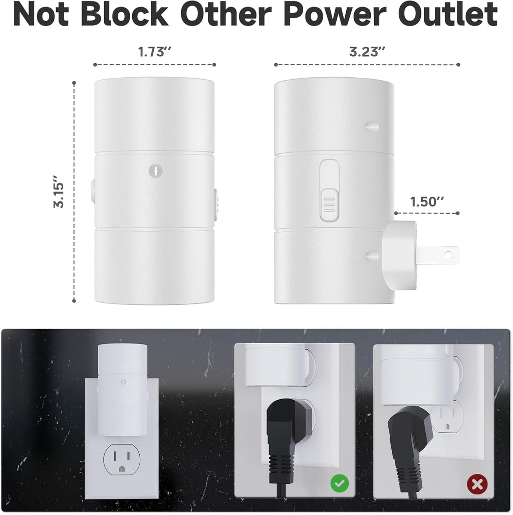 NIORSUN Night Lights Plug Into Wall,Plug in Night Light with 3 Light Modes,Ultra-Slim Design,Dusk to Dawn Sensor,0-100LM Dimmable Night Light for Hallway Bathroom Stairway Bedroom,White,2 Pack