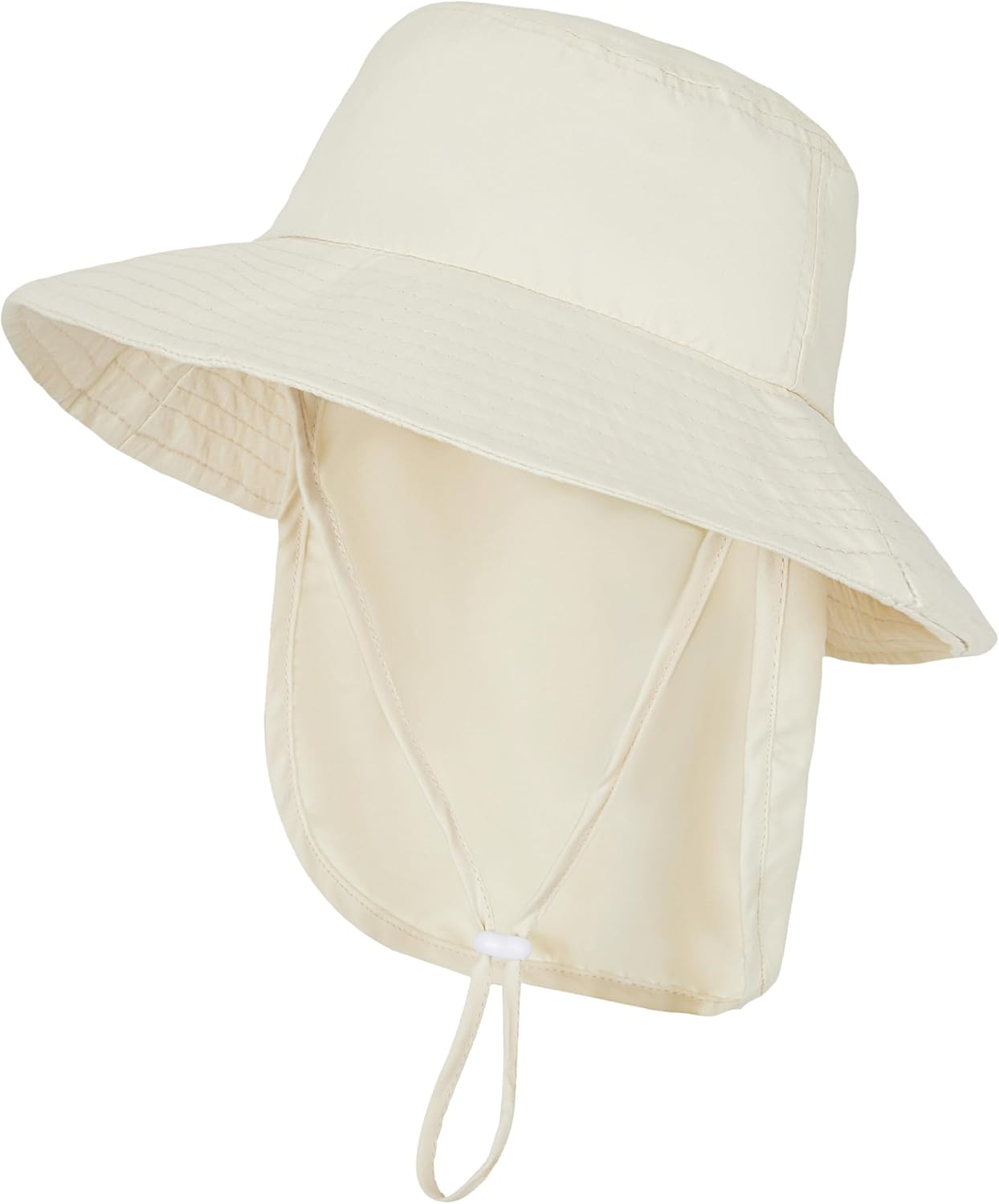 Baby Sun Hat Toddler Bucket Hats with Removable Neck Flap for Boys Girls Kids with Wide Brim Summer Beach UPF 50+