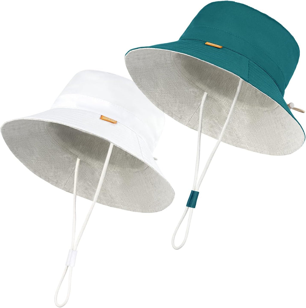 Kids Toddler Baby Boy Sun Hat Summer Bucket Hats with UPF 50+ UV Sun Protective