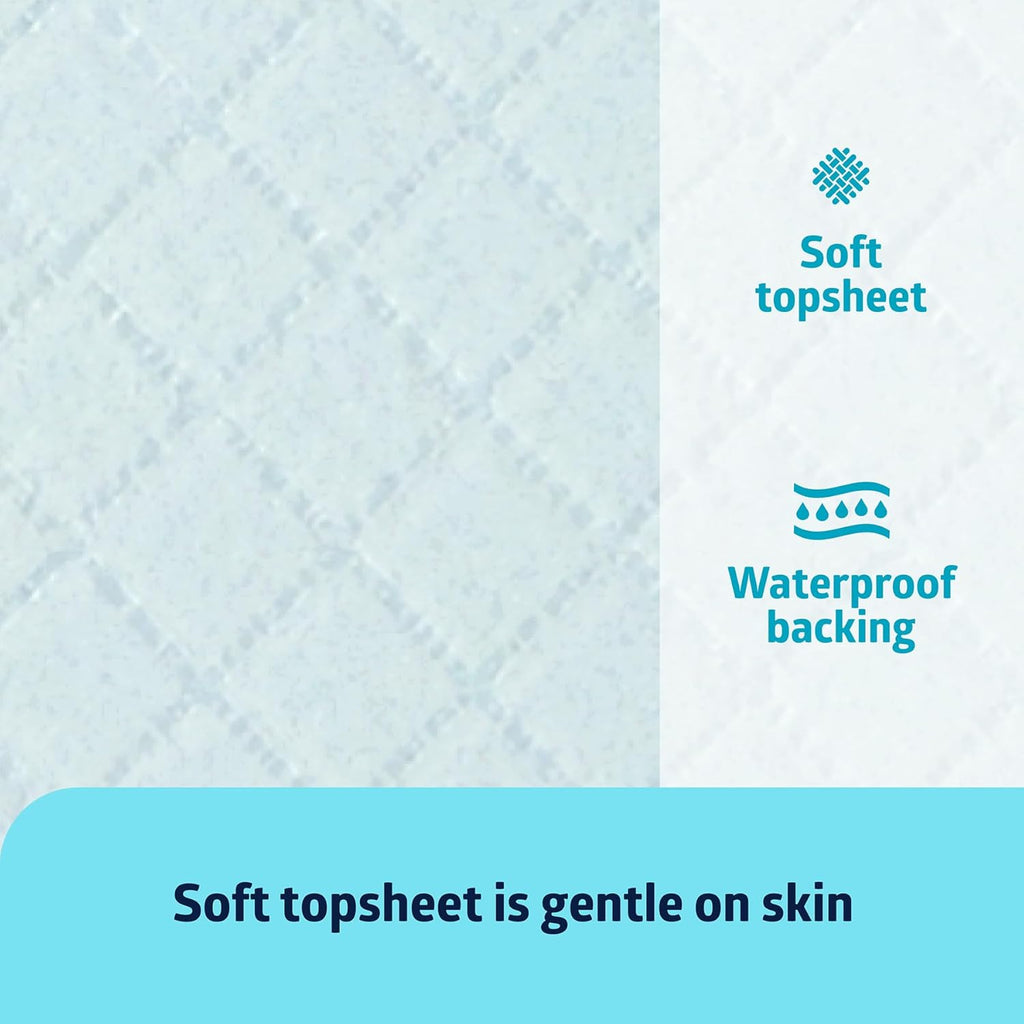 Medline Chucks Pads, Disposable Changing Pads for Baby, 17x24, 100 Count, Chucks Pads, Pee Pads, Disposable Underpads for Incontinence, Diaper Pads, Pee Pads for Babies