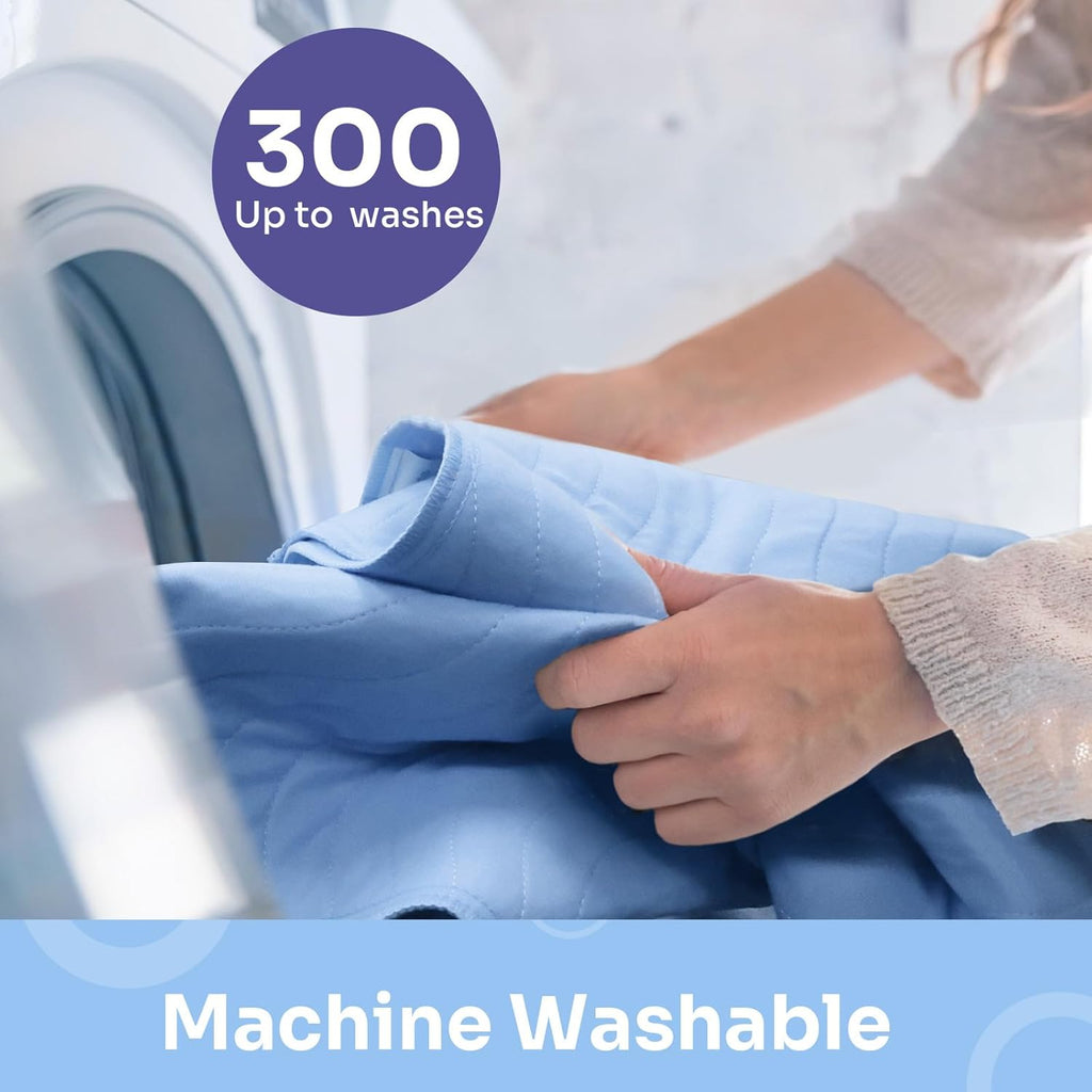 Conkote® Washable Underpads, 34" x 36" (Pack of 4), Waterproof Protective Pad for Bed, Couch, Sofa, Floor, Reusable Bedwetting Incontinence Pads for Kids, Adults, Elderly, and Pets