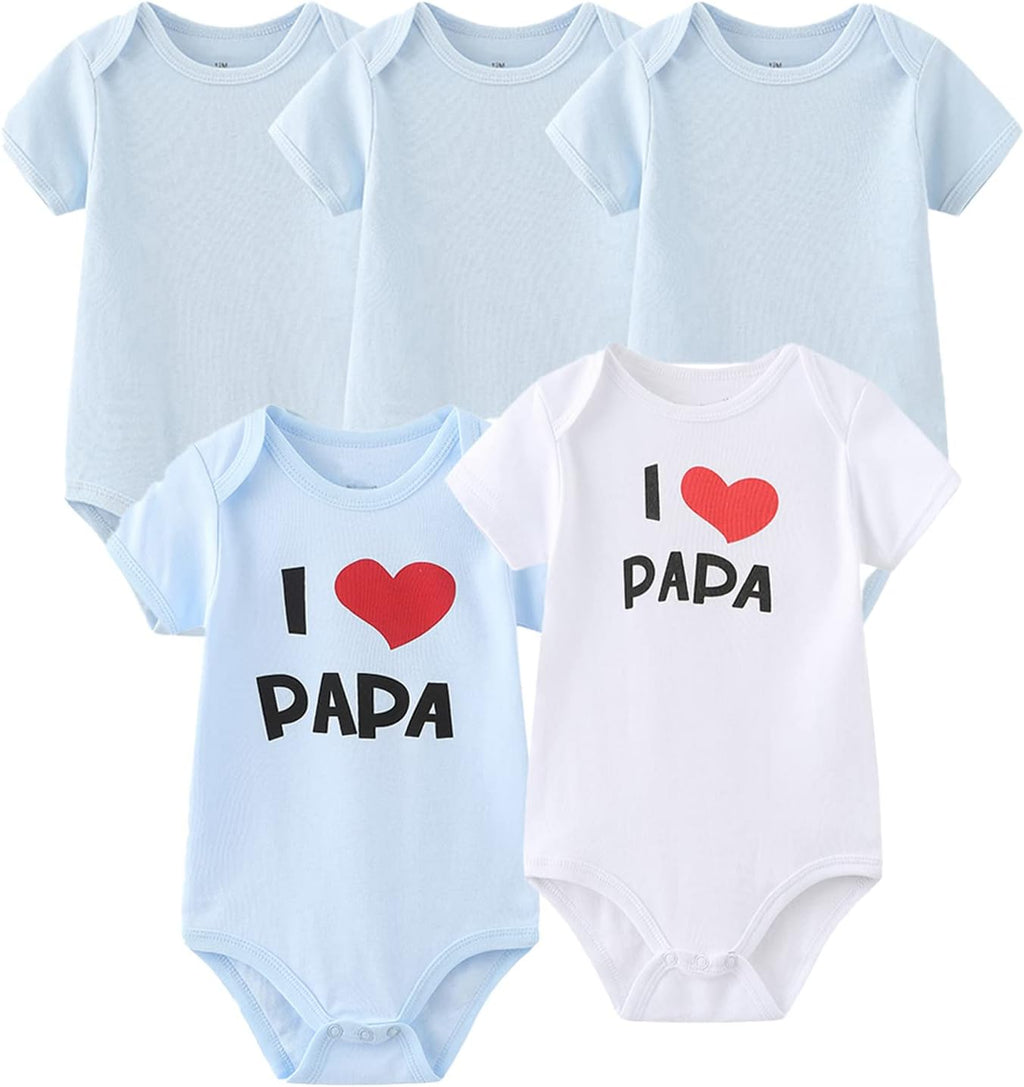 Newborn Layette Gift Set Bodysuits Pants for Baby Girl and Boy 24 Piece 100% Cotton Essentials and Accessories