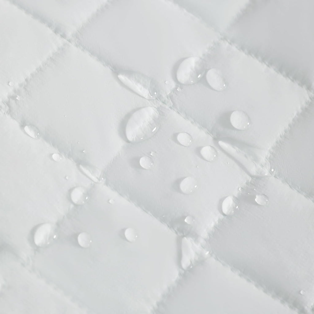 NTBAY 2 Pack Waterproof Crib Mattress Protector, Quilted 28"x52" Toddler Fitted Sheet - Machine Washable - Soft and Breathable Mattress Pad Cover for Crib, Nursery, Daycare, Cot, Aqua