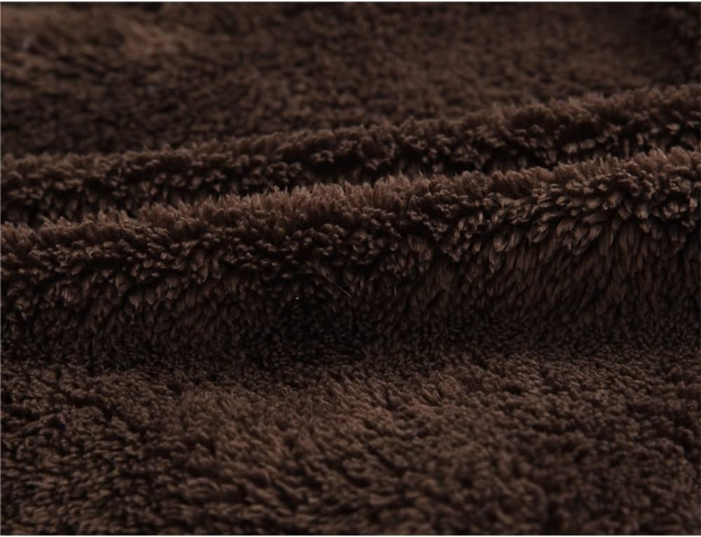 AIWUHE Toddler Boys Girls Hooded Jacket Fleece Hoodie Winter Warm Solid Color Teddy Coat Zip-up Bear Ear Sweater Fall Clothes