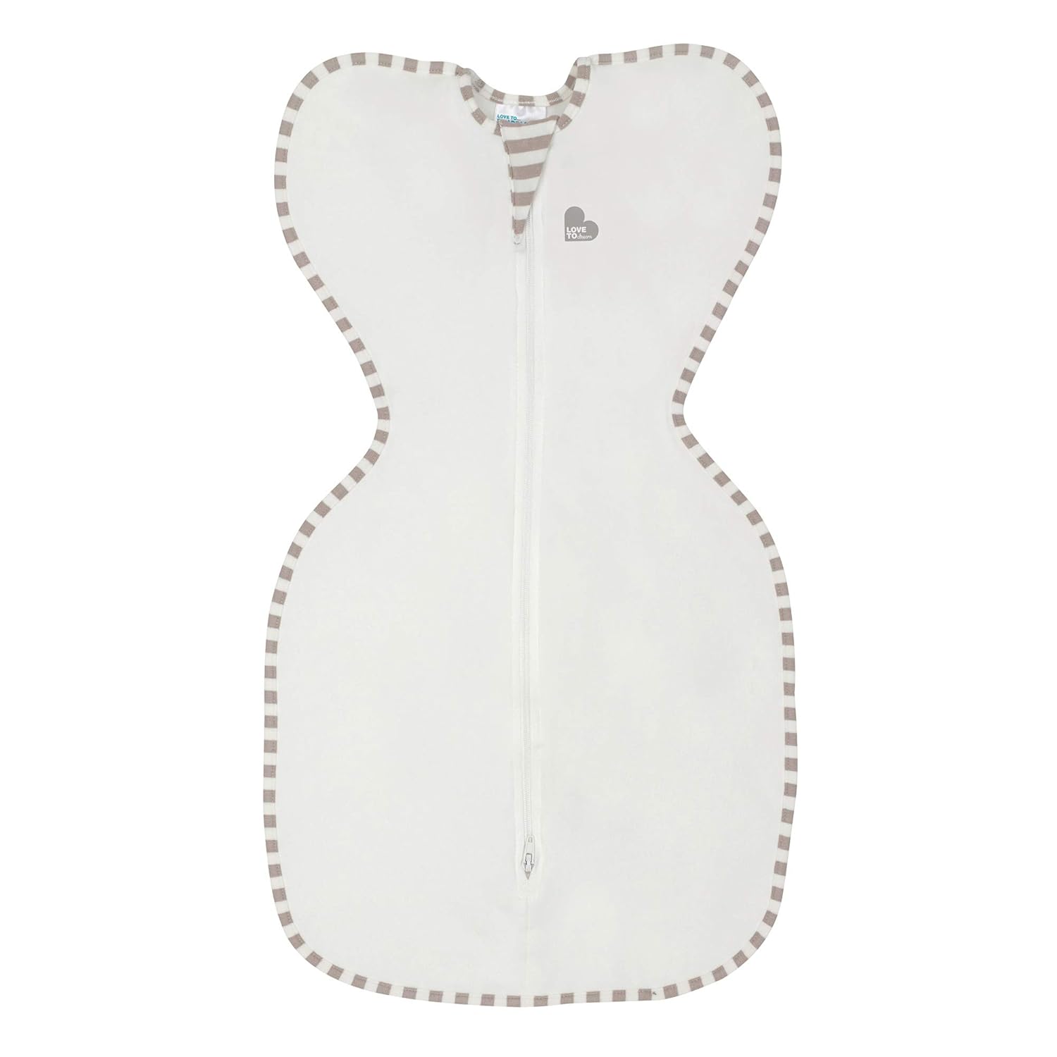 Love to Dream Organic Swaddle, Baby Sleep Sack, Swaddle Up Self-Soothing Swaddles for Newborns, Get Longer Sleep, Snug Fit Helps Calm Startle Reflex, 1.0 Tog, 5-8.5lbs., Cream