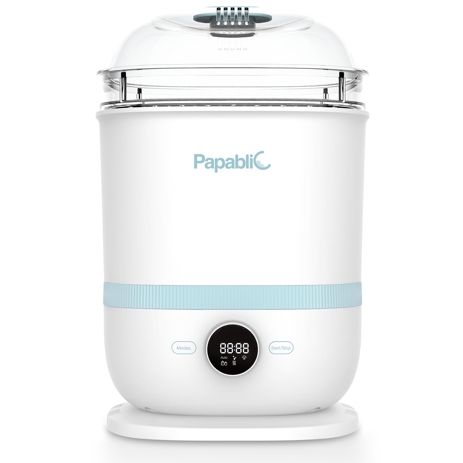 Papablic Bottle Sterilizer and Dryer Pro Max, 13 Bottles Extra-Large Capacity for Big Family, Electric Steam Bottle Sanitizer for Baby Bottles, Parts & Other Newborn Essentials