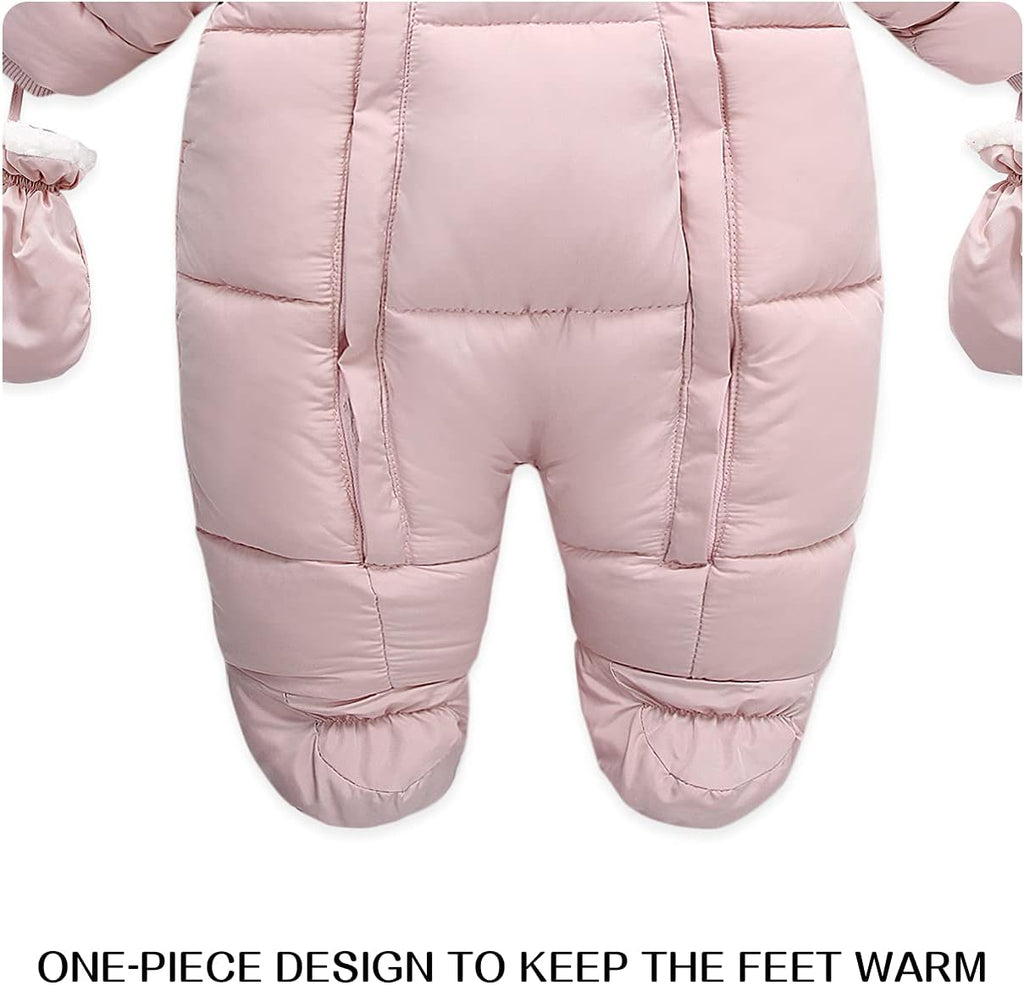 Baby Girl Winter Snowsuit Toddler Jacket Clothes For Boy Infant Jumpsuit Hoodied