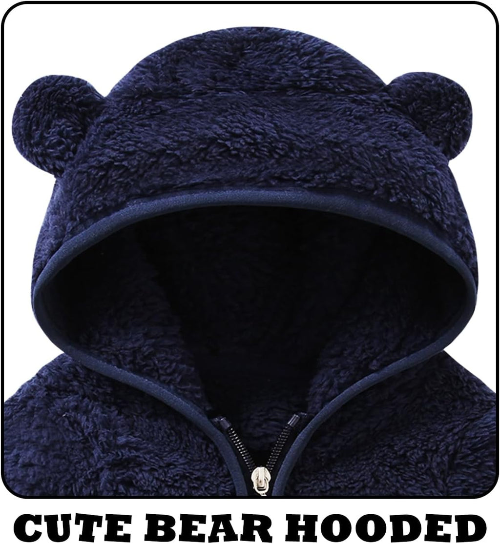 newborn boys girls 0-6 months winter jackets for baby coat warm flecee clothes