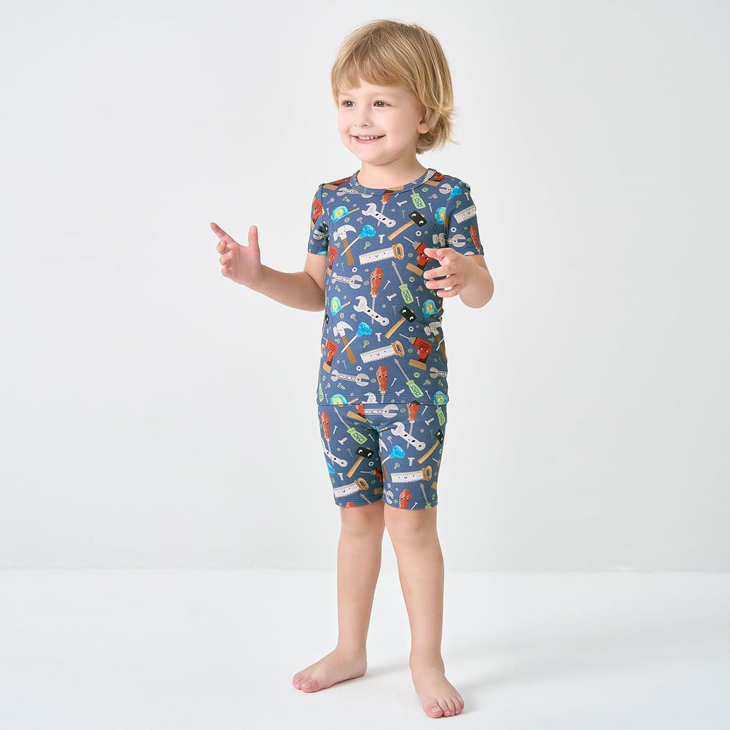 pureborn Baby Toddler Kids Viscose from Bamboo Pajamas Set Pjs 2pcs 18M-8Y