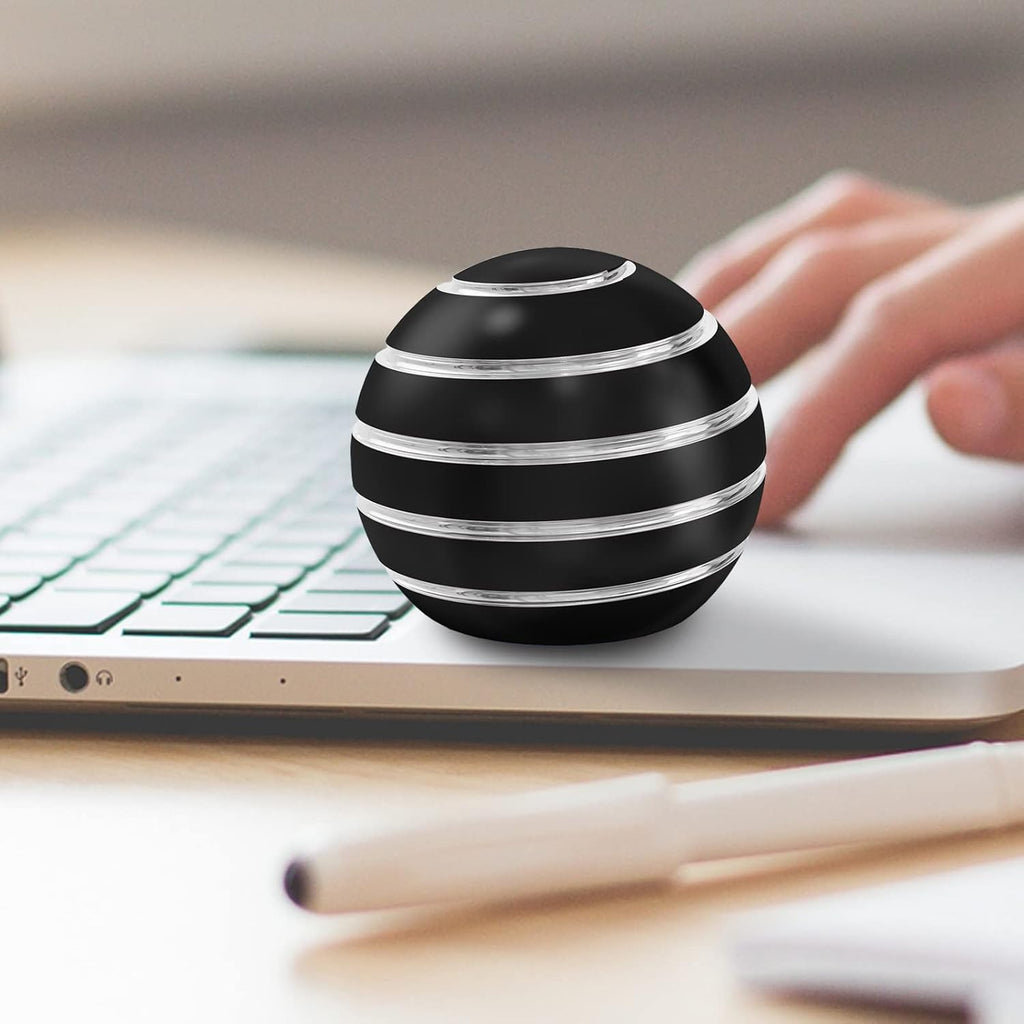 Kids Fidget Toys, Sensory Toys Adults Stress Relief, Kinetic Desk Toys for Office for Adults, Party Favors Toys for Kids Ages 3-5, 6-8, 8-12 (1.77", Black)