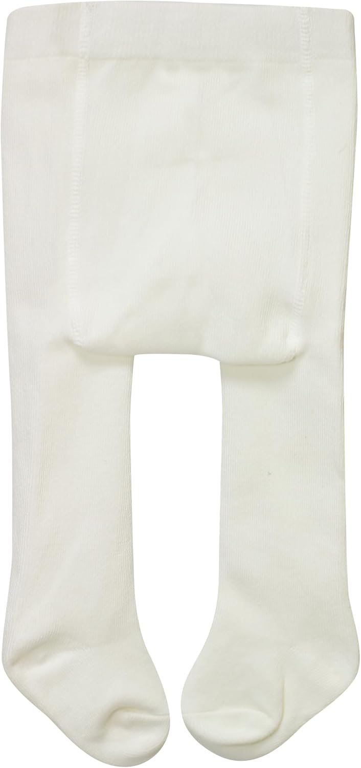 Baby Girls Tights White Thick Leggings Stockings Cotton Pantyhose for Newborn Infant Toddler 1Pack