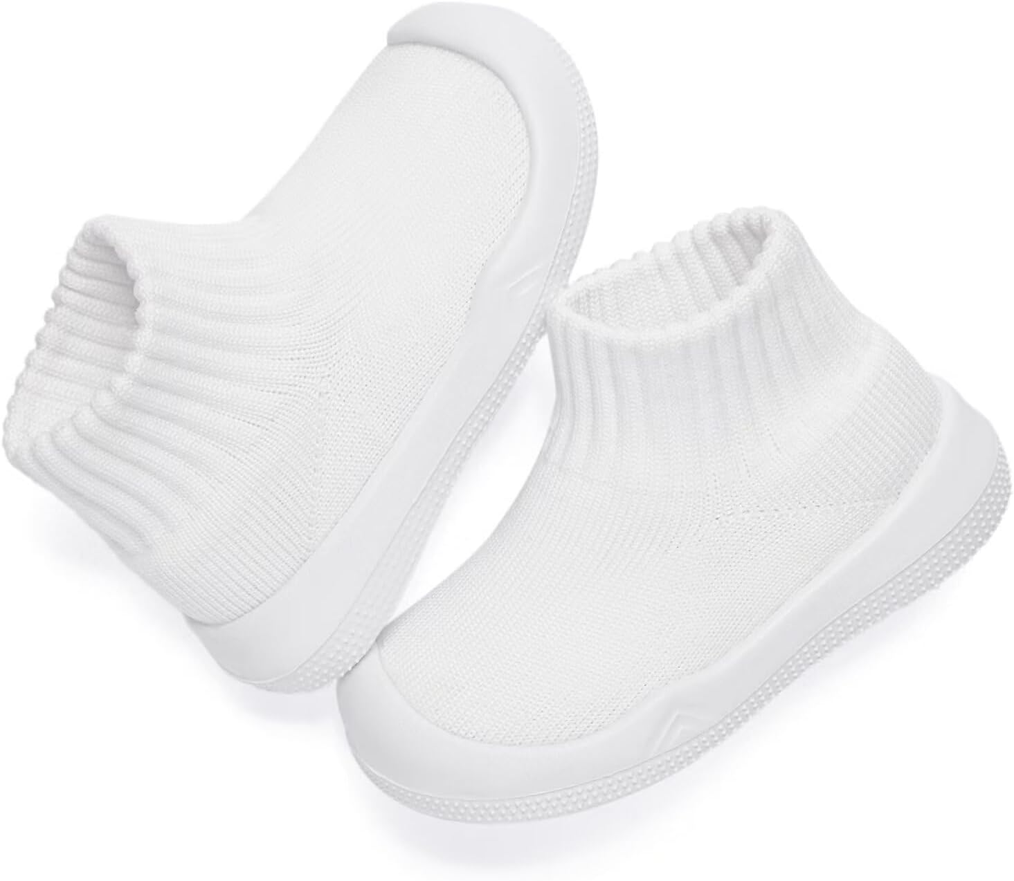 Eashi Baby Boy Girl Non-Skid Indoor Infant Walking Shoes Breathable Warm Elastic Sock Shoes with Memory Sole Protect Toes Outdoor Sneakers