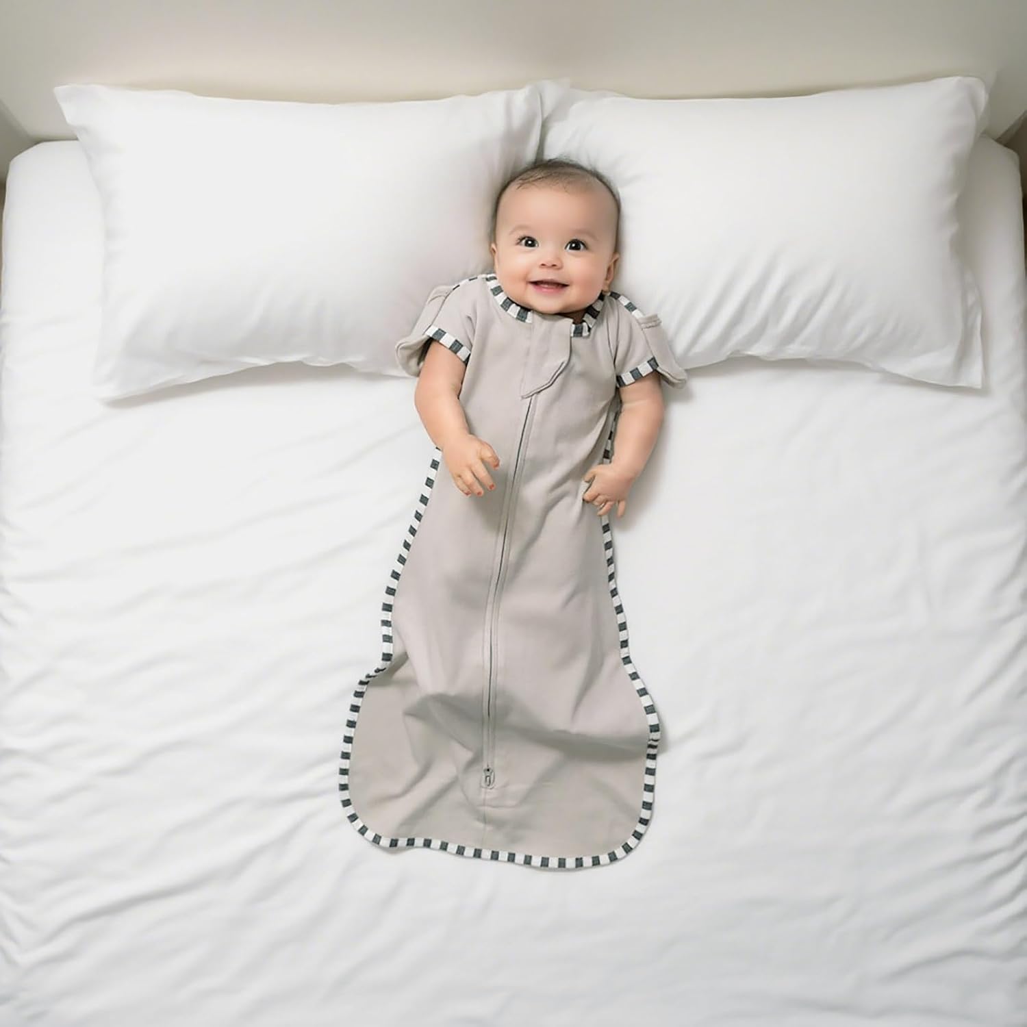 Baby Transition Swaddle 2-Pack, Newborn Sleep Sack, Arms Up Design (Arms In/Out), Infant Swaddle for Boys Girls