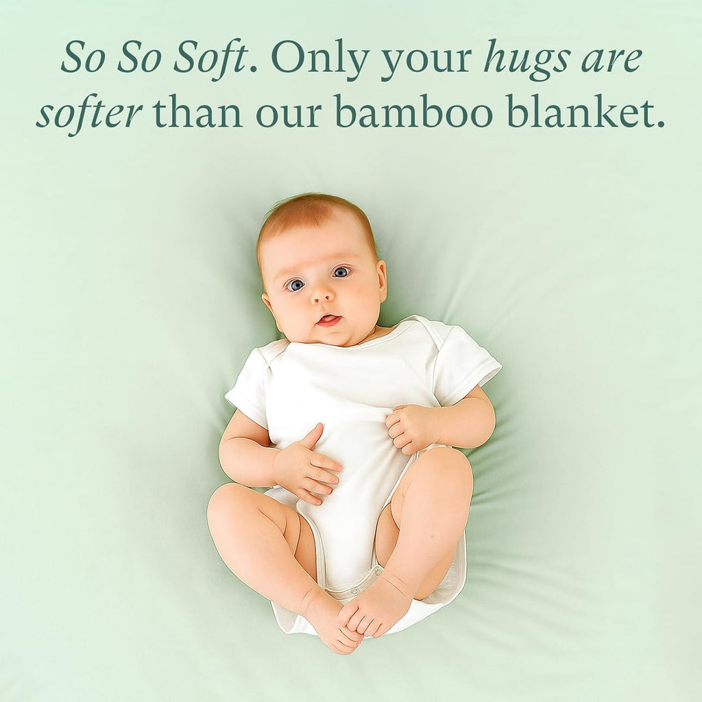 Supersoft Toddler Comforter, Premium Bamboo Viscose Crib Blanket, Cozy 1.0 Tog Lightweight Quilt for All Seasons 39"×55"