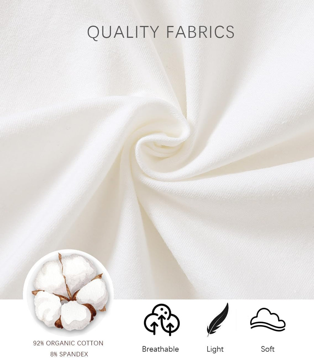 Jimonda Baby Bubble Romper Boy Girl Solid Color T-Shirt Outfits Short Sleeve Bodysuit Organic Cotton 2Pcs