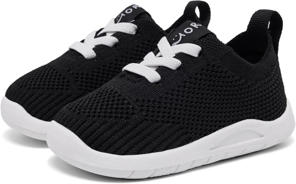 MORENDL Toddler Shoes Baby Walking Sock Shoes Infant Sneakers 0-4 Years Boy Girl Barefoot Tennis Shoe Non-Slip Brethable