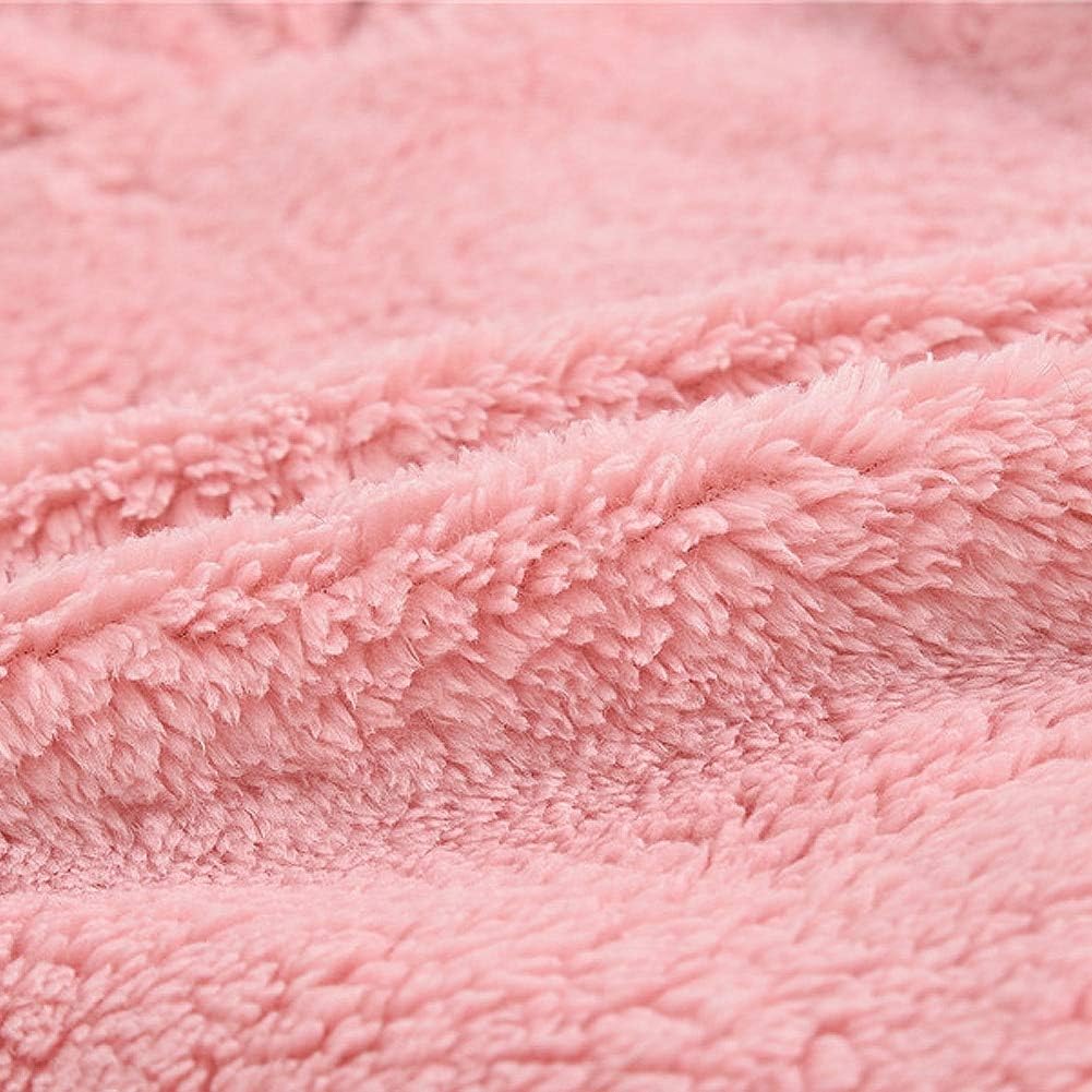 AIWUHE Toddler Boys Girls Hooded Jacket Fleece Hoodie Winter Warm Solid Color Teddy Coat Zip-up Bear Ear Sweater Fall Clothes