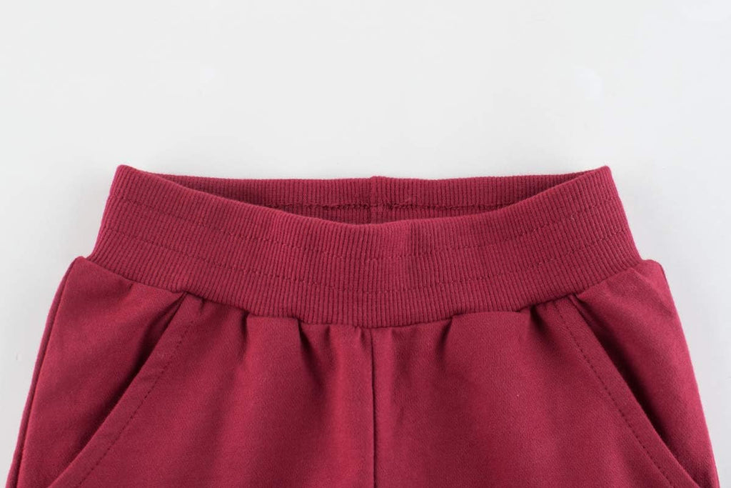 HUAER& Baby Boy's Jogger Pants Dinosaur Car Drawstring Elastic Sweatpants