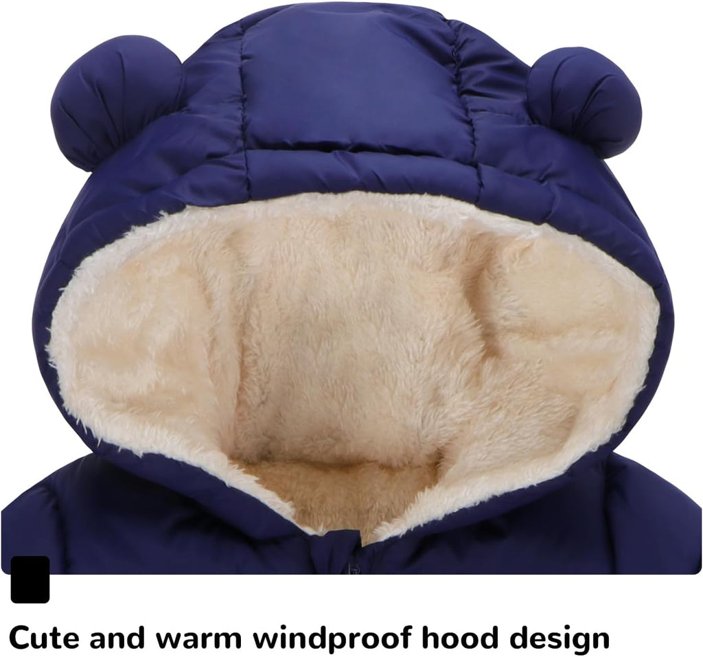 Newborn Baby Girls Fleece Outerwear Jacket Toddler Winter Coat Infant Clothes