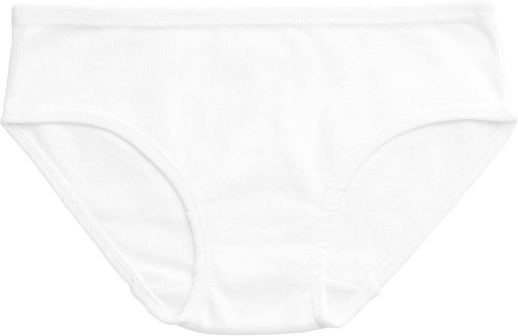 Lucky & Me Girls 100% Organic Cotton Underwear Briefs, Gracie 7 Pack